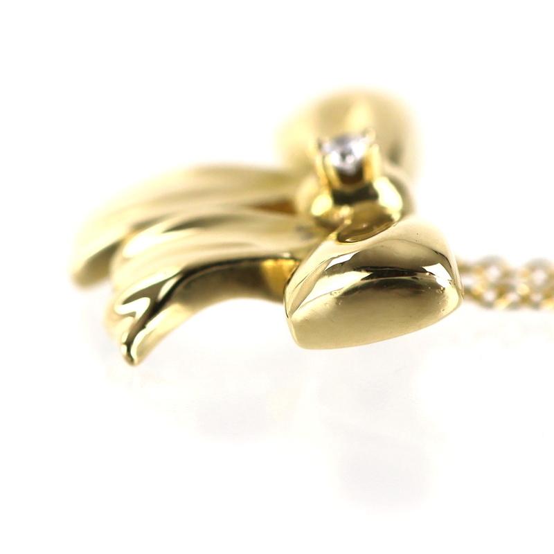 TIFFANY & Co. パヴェ ゴールド ネックレス 箱付き ティファニー ハードウェア ダブル リンク ペンダント パヴェ