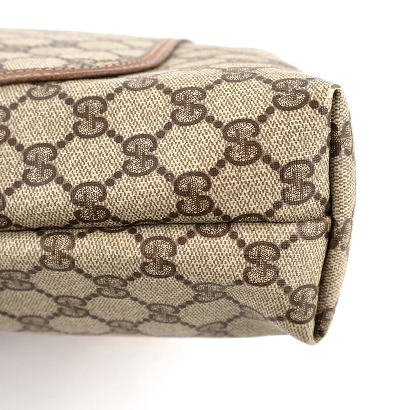 GUCCI トートバッグ GG シェリーライン レザー PVC A4 ベージュ オールドグッチ GGプラス シェリーライン ハンドバッグ トートバッグ