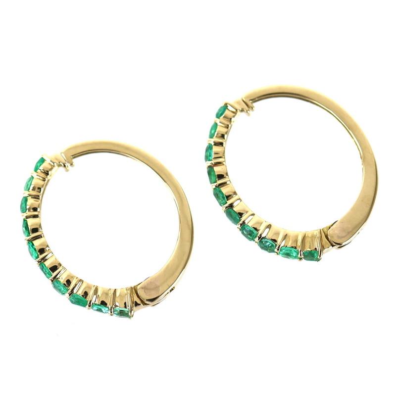 イヤーカフ イヤークリップ フープデザイン 18k 18金 イエローゴールド