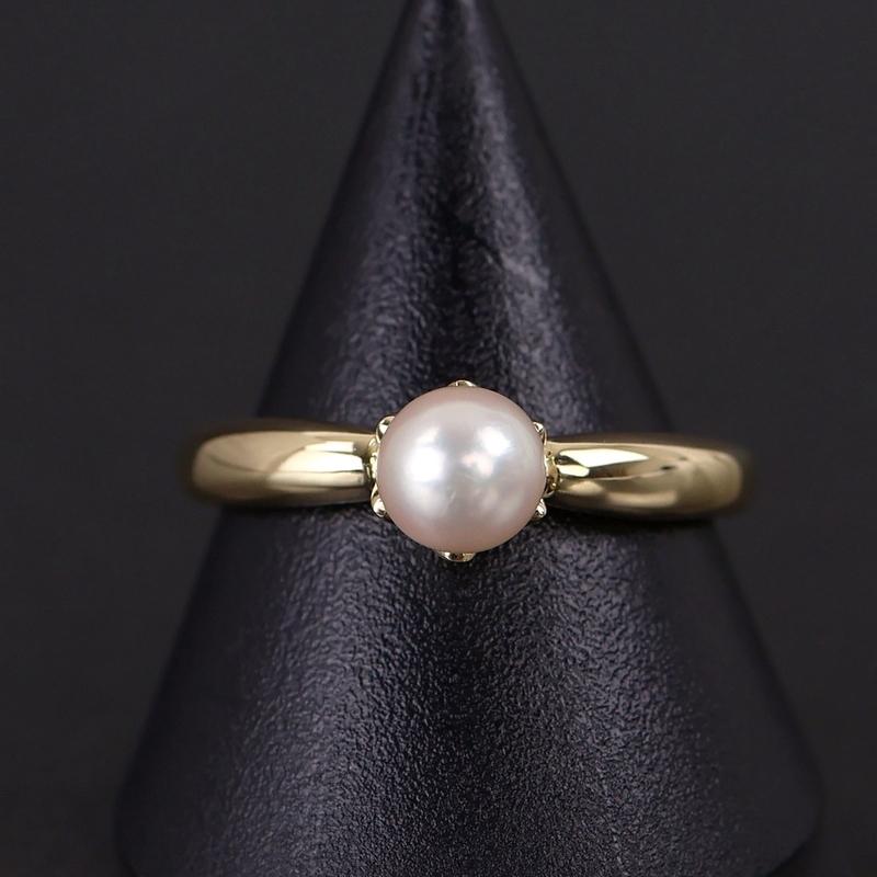 MIKIMOTO（ミキモト） 指輪 11号 パール 5.4mm K18YG イエローゴールド
