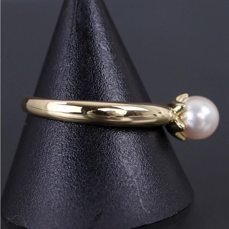MIKIMOTO（ミキモト） 指輪 11号 パール 5.4mm K18YG イエローゴールド