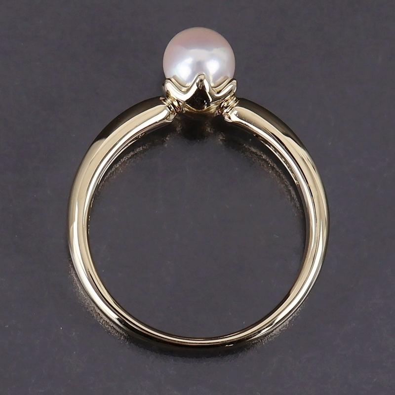 MIKIMOTO（ミキモト） 指輪 11号 パール 5.4mm K18YG イエローゴールド