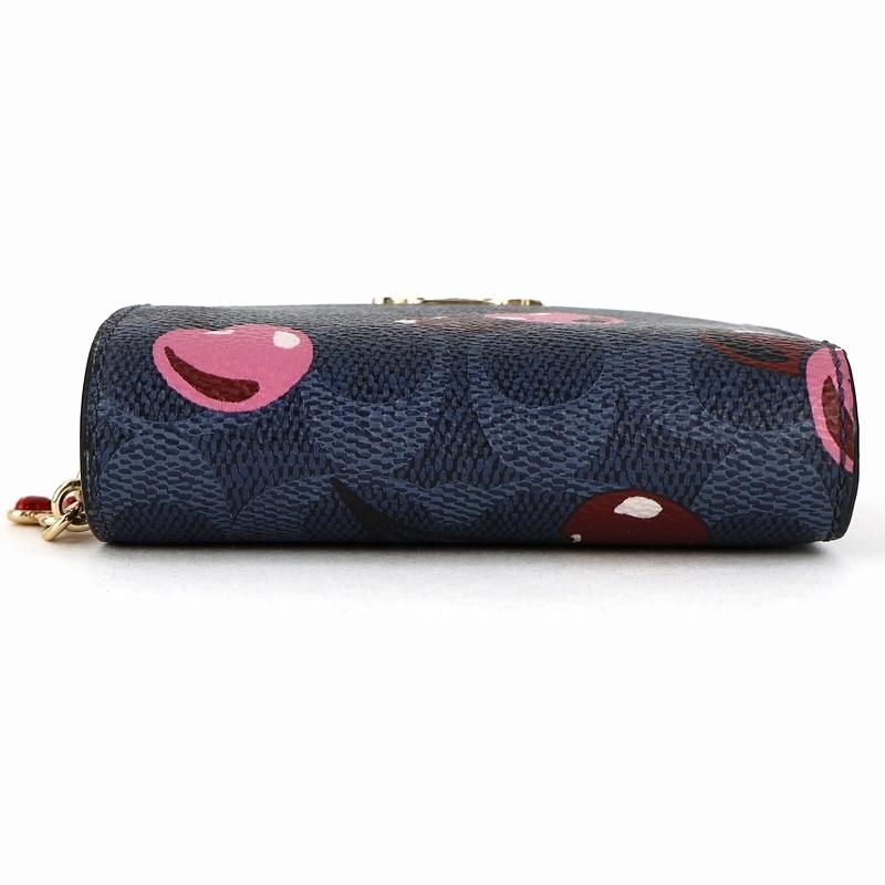COACH チェリー柄 二つ折り財布 CZ347 COACH（コーチ） さくらんぼ柄が可愛い COACH CZ347 スナップ