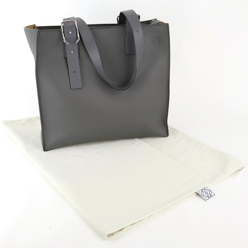 LOEWE ロエベ バッグ メンズ 新作 バックルジップトート アンスラ