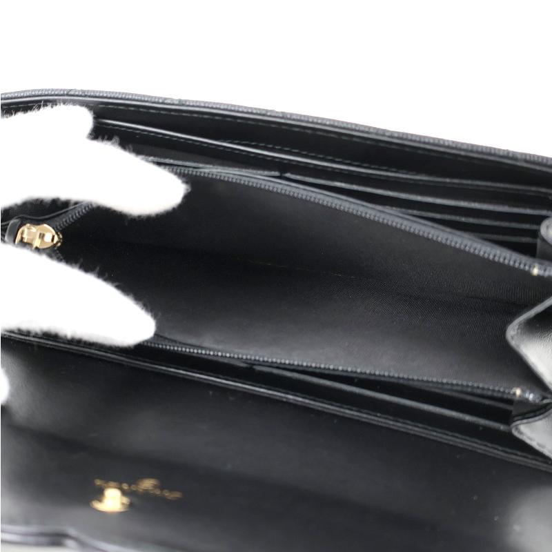 CHANEL（シャネル） 長財布 ブラック CCフィグリー 二つ折り長財布