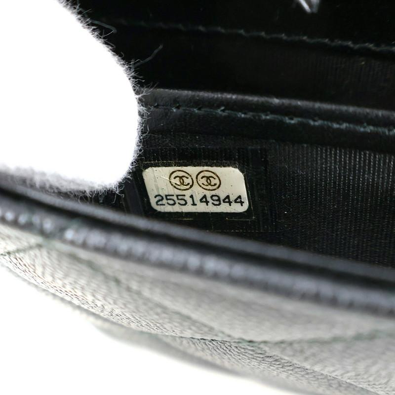 【6bc4331】シャネル 長財布 CCフィリグリー キャビアスキン ブラック ゴールド金具【中古】レディース CHANEL（シャネル） 長財布 ブラック CCフィグリー 二つ折り長財布