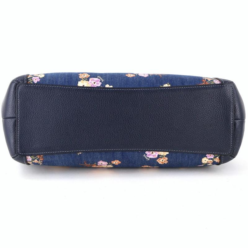 COACH（コーチ） バッグ レディース デニム×レザー トートバッグ