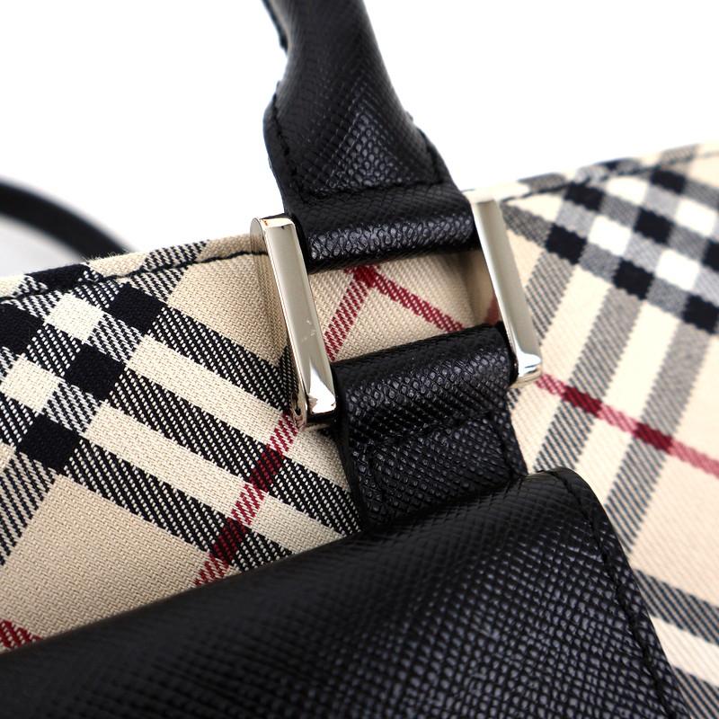 BURBERRY バーバリー バッグ ノバチェック ハンドバッグ ベージュ