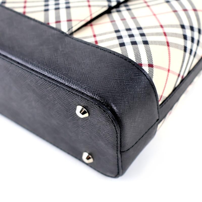 BURBERRY バーバリー バッグ ノバチェック ハンドバッグ ベージュ