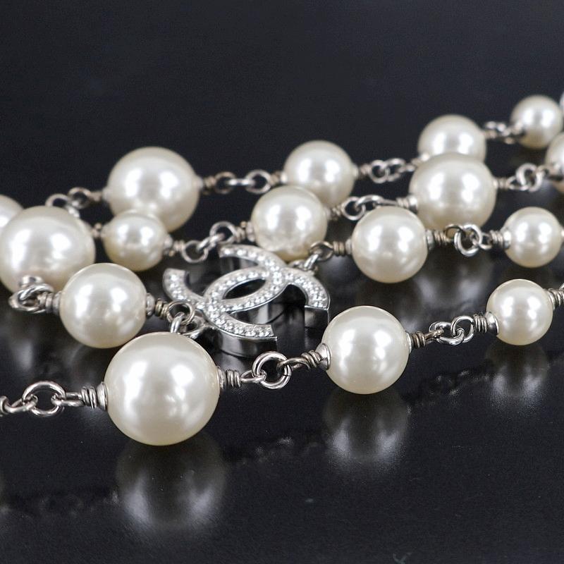 CHANEL（シャネル） ロングネックレス 108cm コスチュームパール ココ