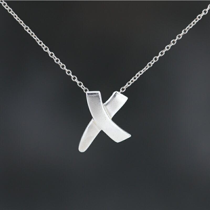 TIFFANY&Co.（ティファニー） ネックレス Xペンダント キス クロス