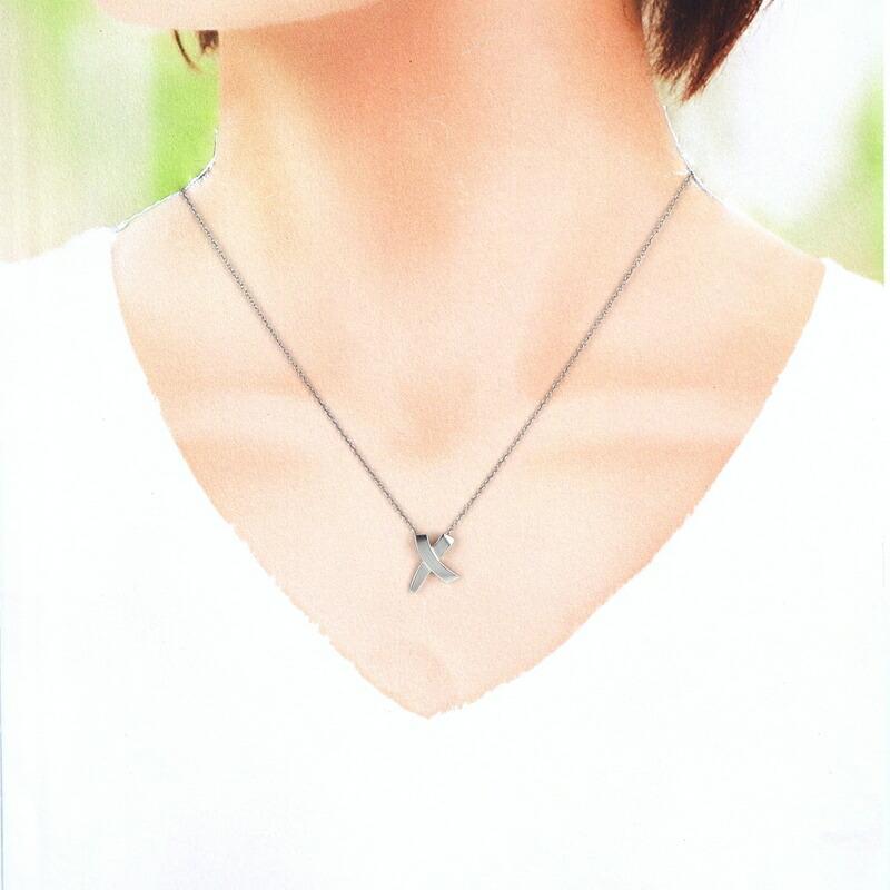 TIFFANY&Co.（ティファニー） ネックレス Xペンダント キス クロス