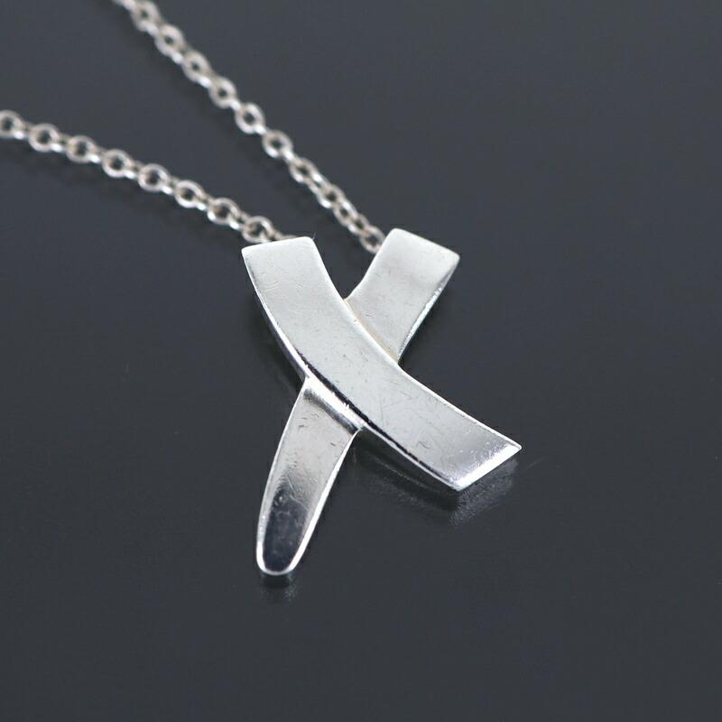 TIFFANY&Co.（ティファニー） ネックレス Xペンダント キス クロス
