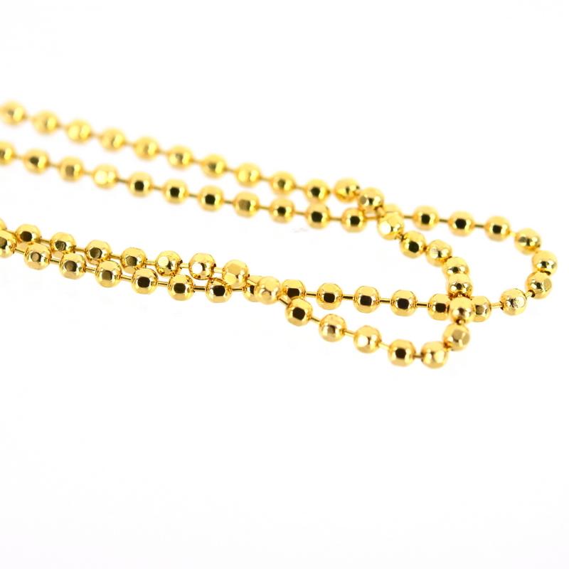 ラソマ ネックレス レディース チェーンネックレス 18金 18k イエロー