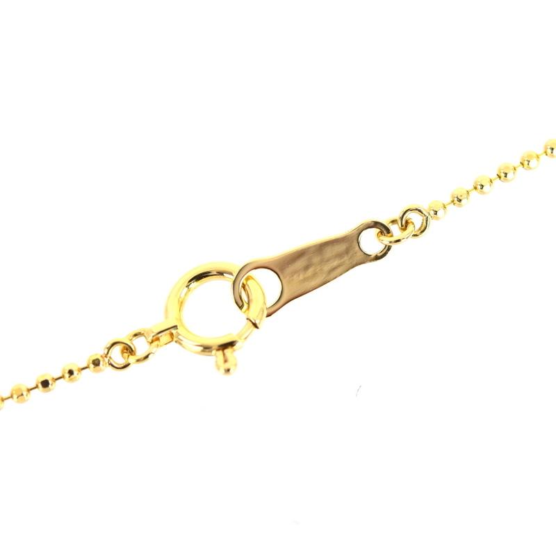 ラソマ ネックレス レディース チェーンネックレス 18金 18k イエロー