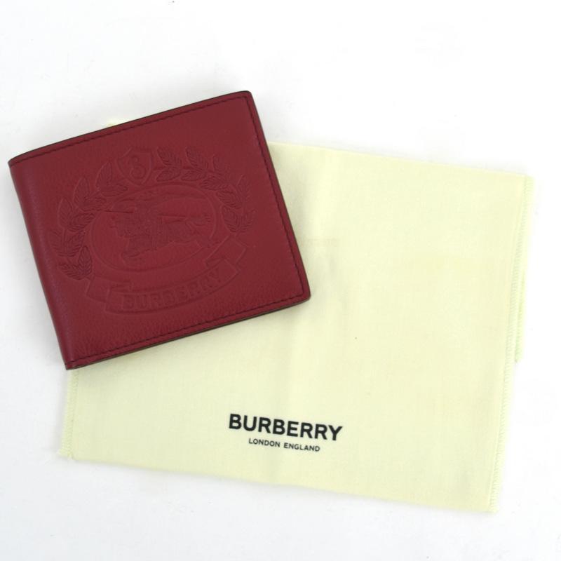 BURBERRY（バーバリー） 財布 レザー 二つ折り財布 札入れ コンパクト