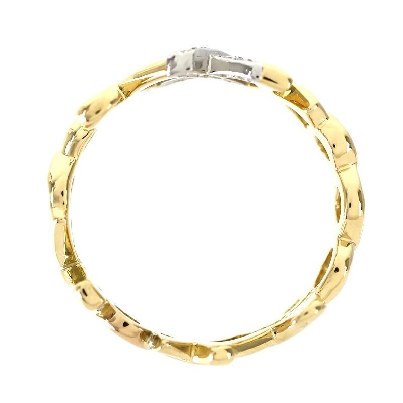 TIFFANY&Co.（ティファニー） 指輪 ラブ＆キス K18YG×Pt950 14号