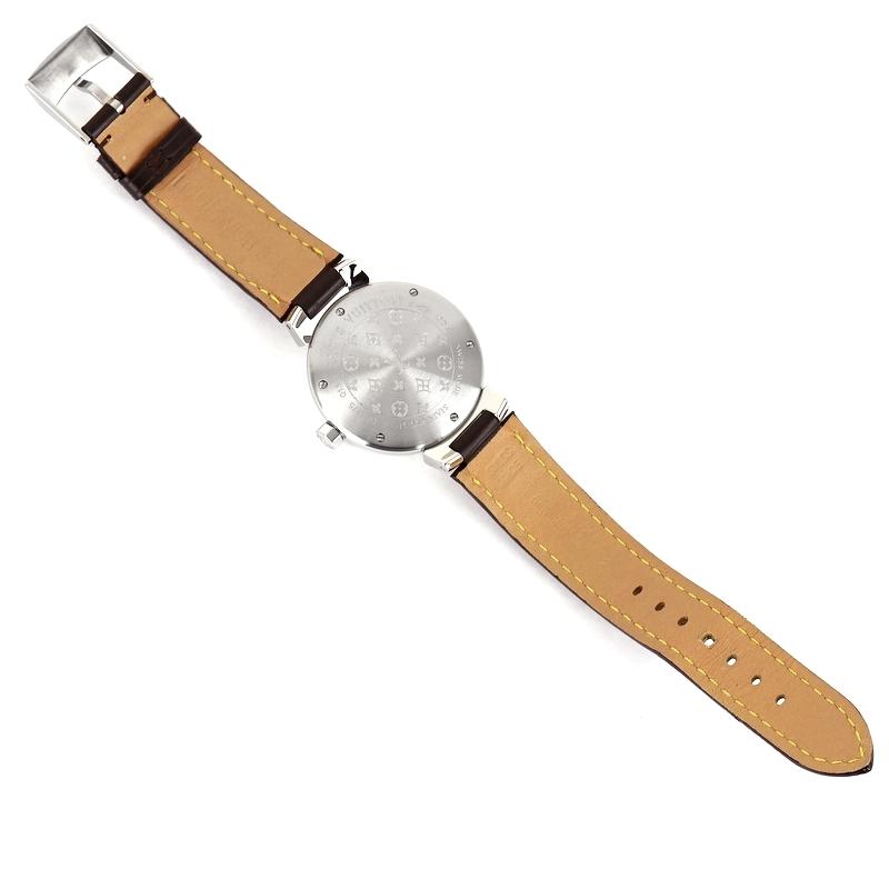 LOUIS VUITTON ルイヴィトン/タンブールMM/ラグダイヤ/Q1310/SZ1***/レディース時計/Bランク/91【中古】 LOUIS VUITTON ルイヴィトン/タンブールMM/ラグダイヤ/Q1310/SZ1