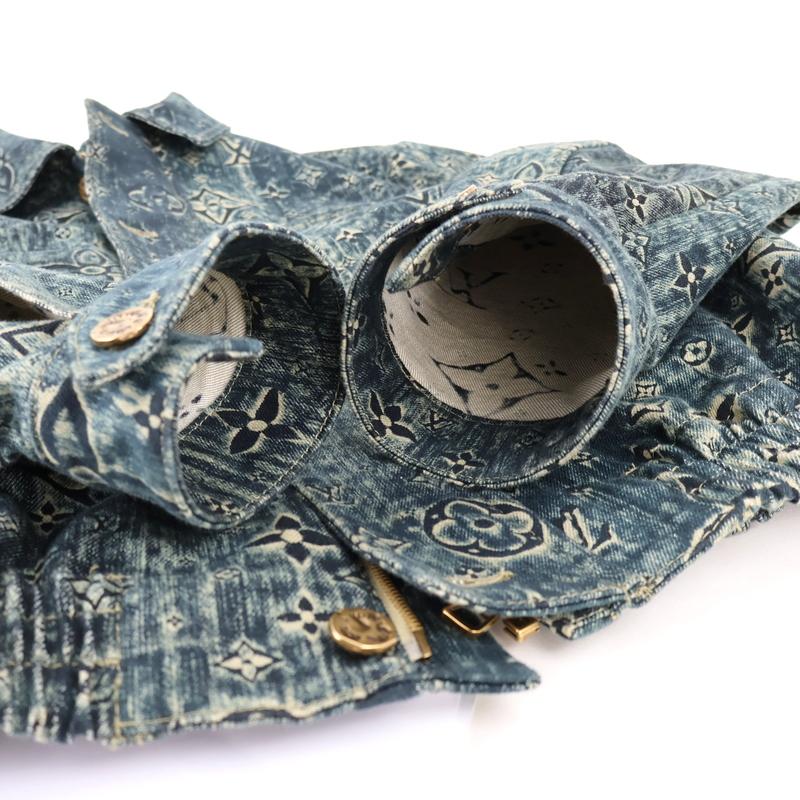 【極美品】LOUIS VUITTON モノグラムテーラード デニムジャケット LOUIS VUITTON（ルイ・ヴィトン） テーラードデニムジャケット サイズ