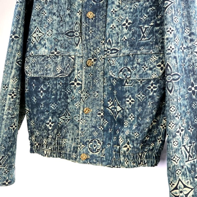 【極美品】LOUIS VUITTON モノグラムテーラード デニムジャケット LOUIS VUITTON（ルイ・ヴィトン） テーラードデニムジャケット サイズ