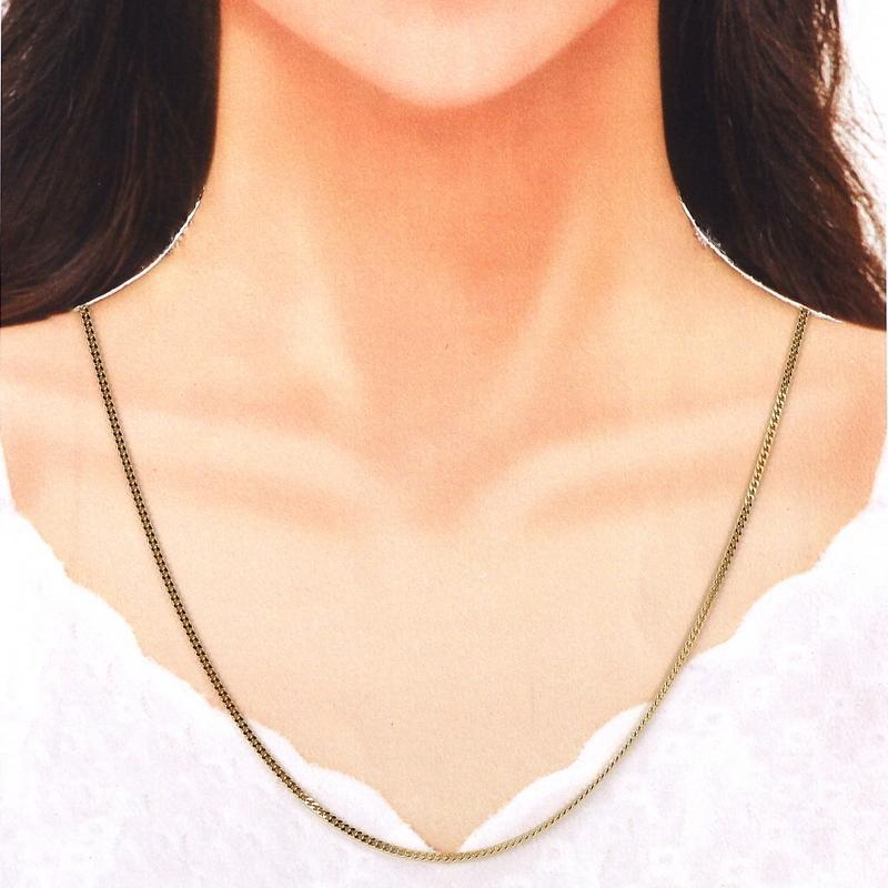 喜平 ネックレス 18金 10.1g 50cm 二面喜平 K18YG イエローゴールド