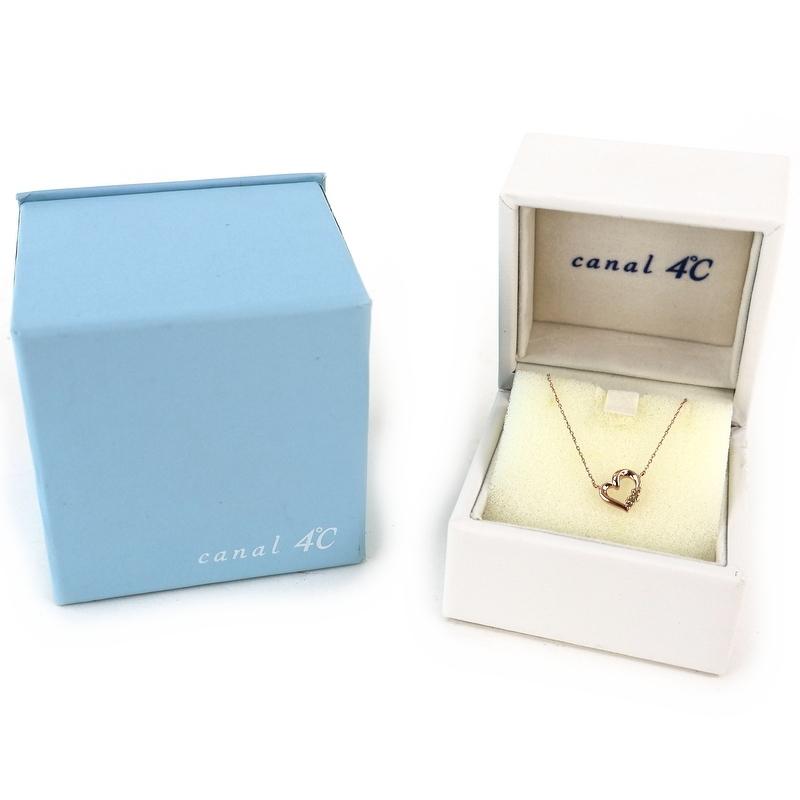 Canal4℃（カナルヨンドシー） ネックレス 10金 ピンクゴールド K10PG