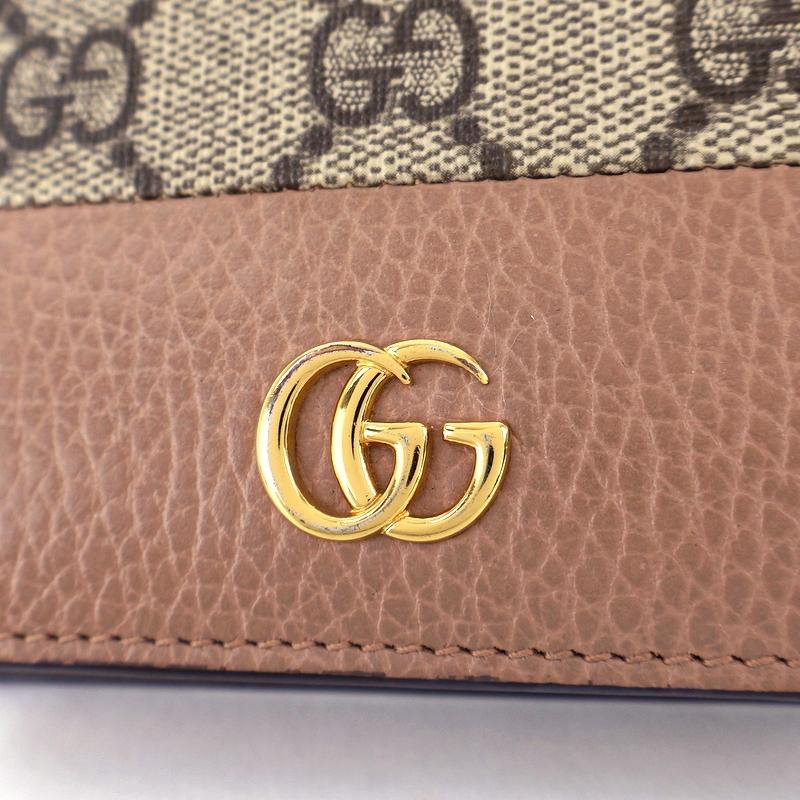 ダブルG グッチ 財布 二つ折り カードケースウォレット ミニウォレット