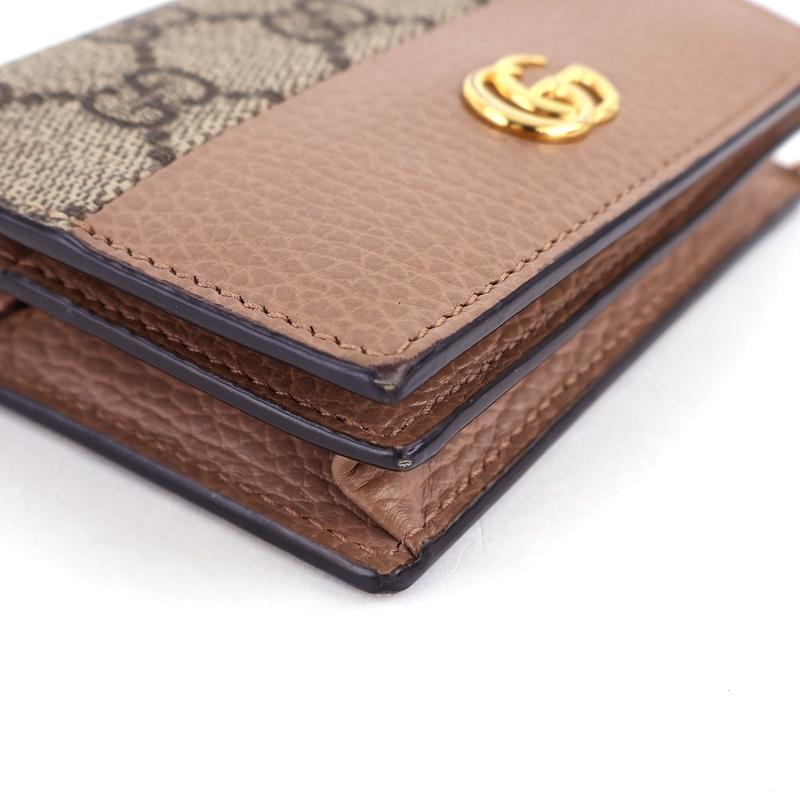 ダブルG グッチ 財布 二つ折り カードケースウォレット ミニウォレット