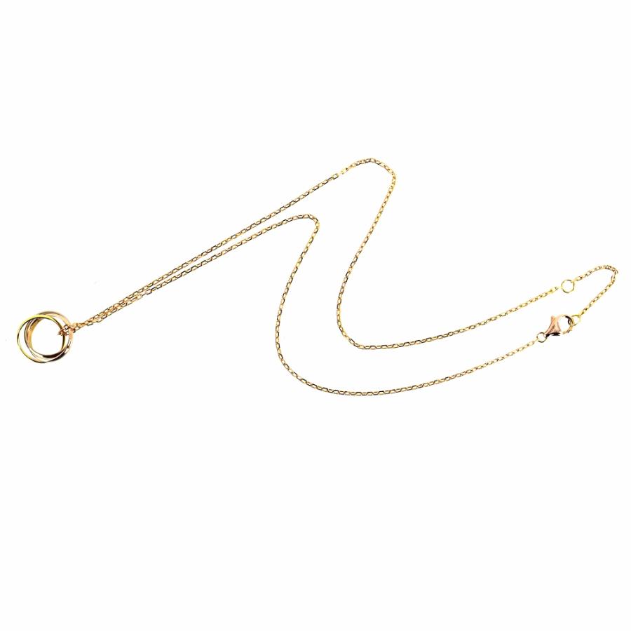 カルティエ ネックレス ベビートリニティ K18 スリーカラー CRB7224574