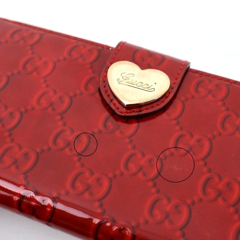 GUCCI（グッチ） 財布 レディース ラブリーハート Wホック長財布