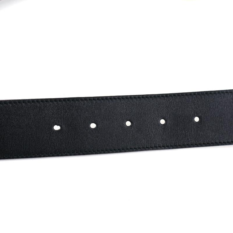 GUCCI（グッチ） ベルト メンズ レザー 400593 ブラック GGマーモント