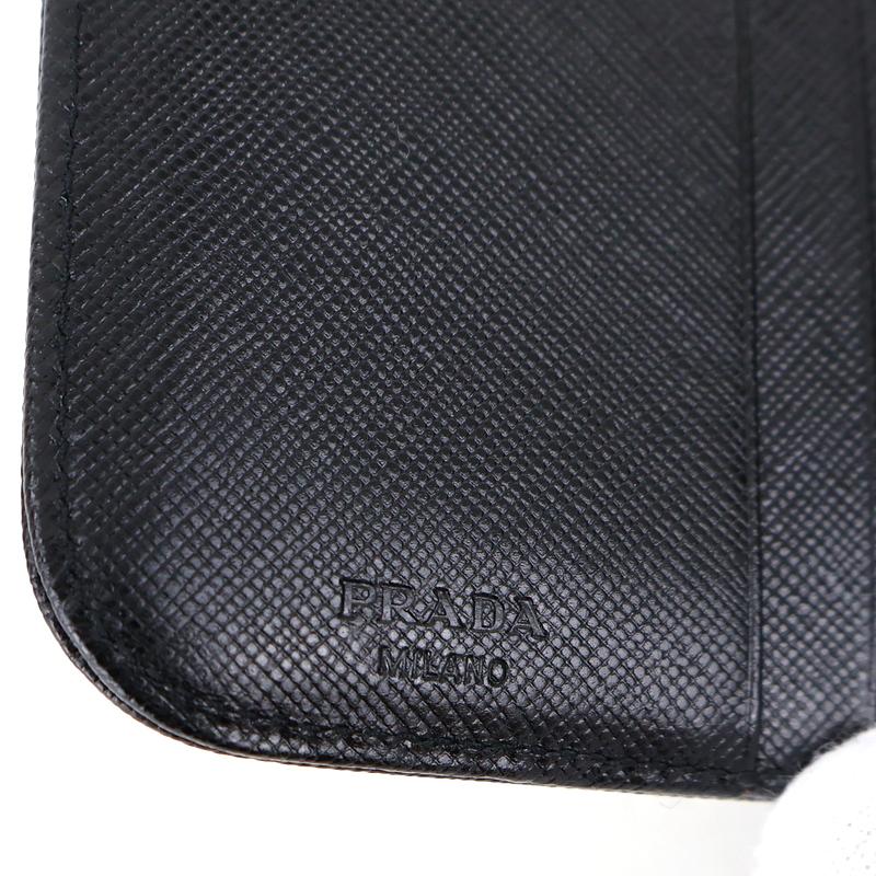 PRADA（プラダ） 財布 2つ折り財布 サフィアーノレザー コンパクト