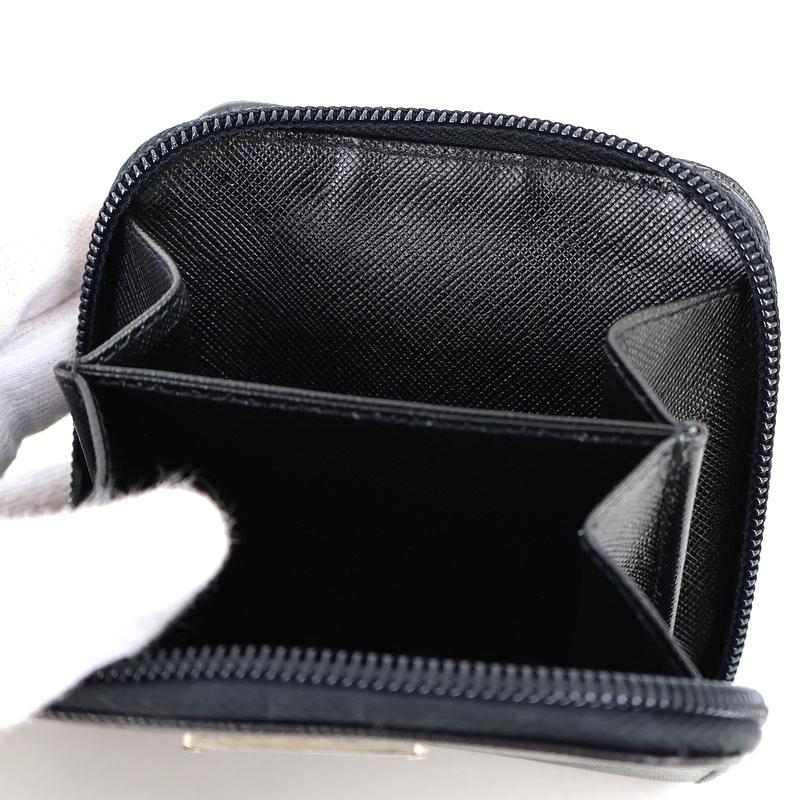 PRADA（プラダ） 財布 2つ折り財布 サフィアーノレザー コンパクト
