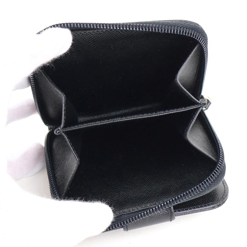 PRADA（プラダ） 財布 2つ折り財布 サフィアーノレザー コンパクト