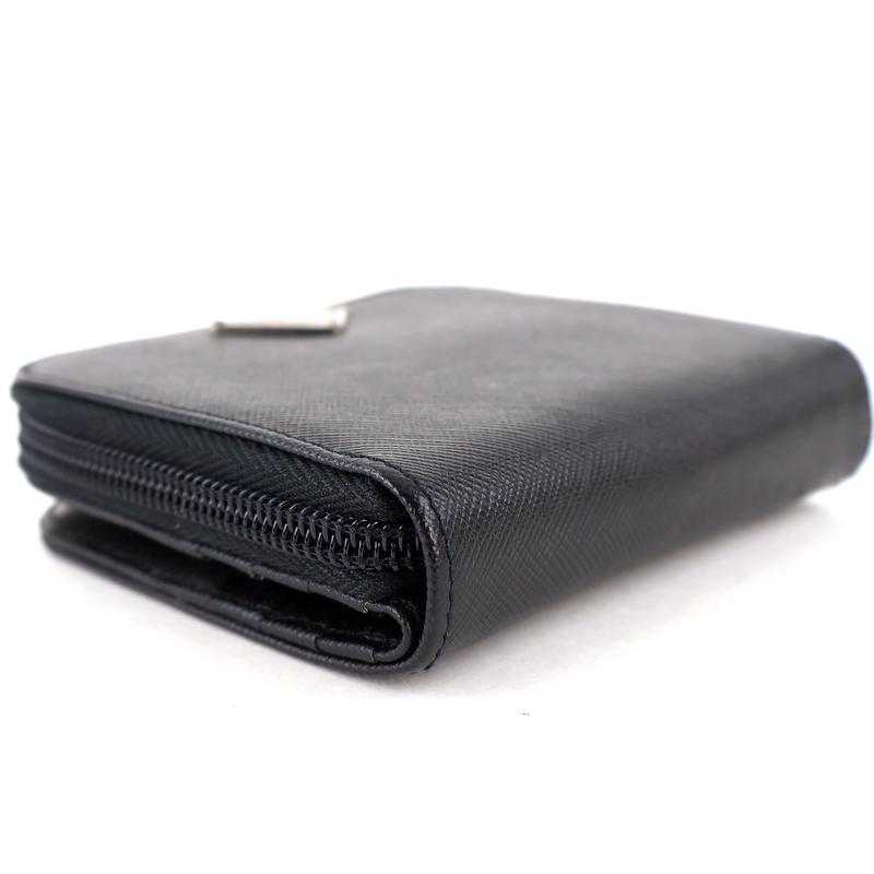 PRADA（プラダ） 財布 2つ折り財布 サフィアーノレザー コンパクト