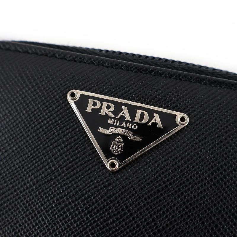 PRADA（プラダ） 財布 2つ折り財布 サフィアーノレザー コンパクト