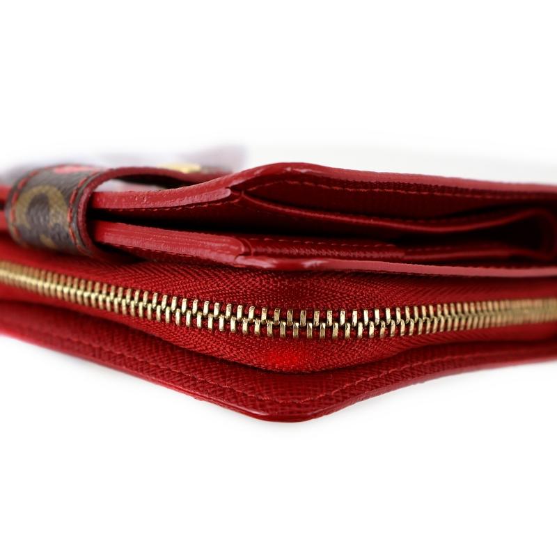 ルイヴィトン コンパクトジップモノグラム 財布 折財布 552 LOUIS VUITTON（ルイ・ヴィトン） 財布 モノグラム・チェリー