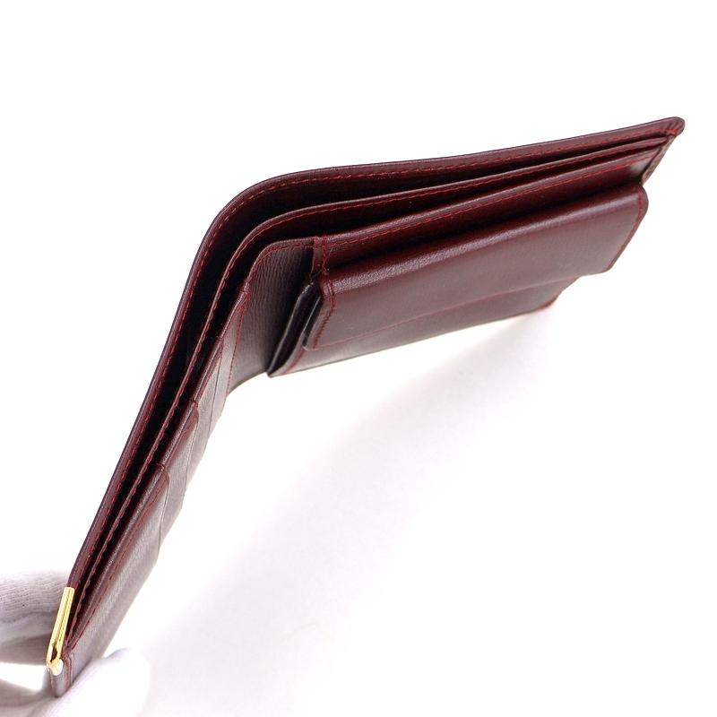 MUST DE CARTIER カルティエ 財布 マストライン 二つ折りサイフ