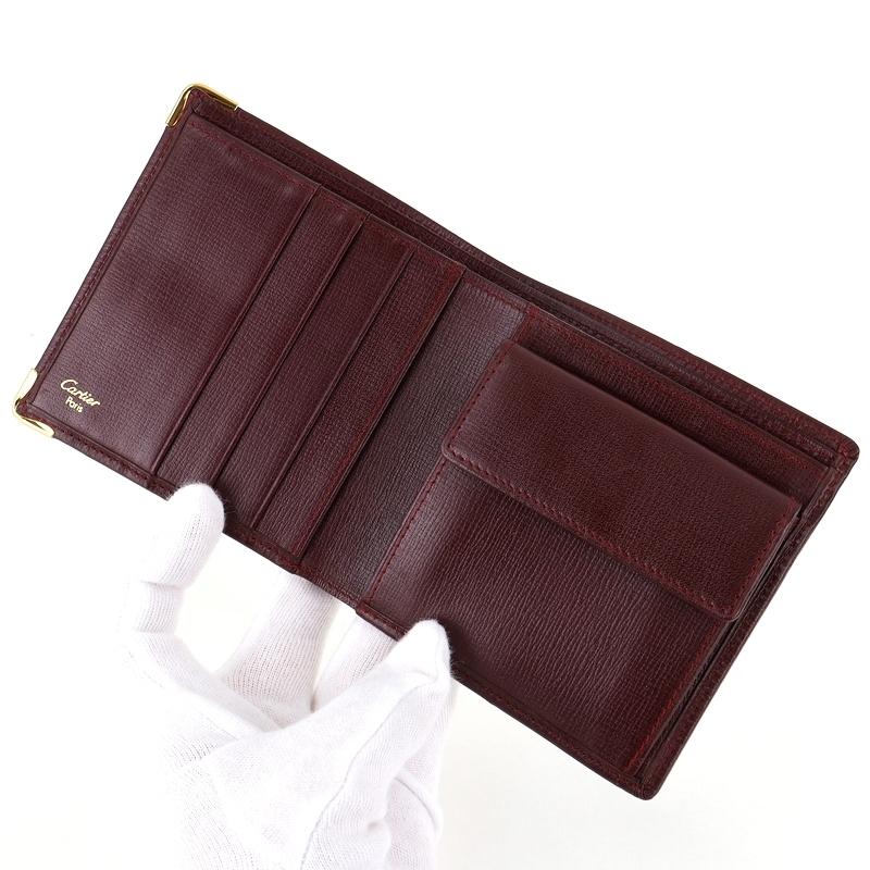 MUST DE CARTIER カルティエ 財布 マストライン 二つ折りサイフ