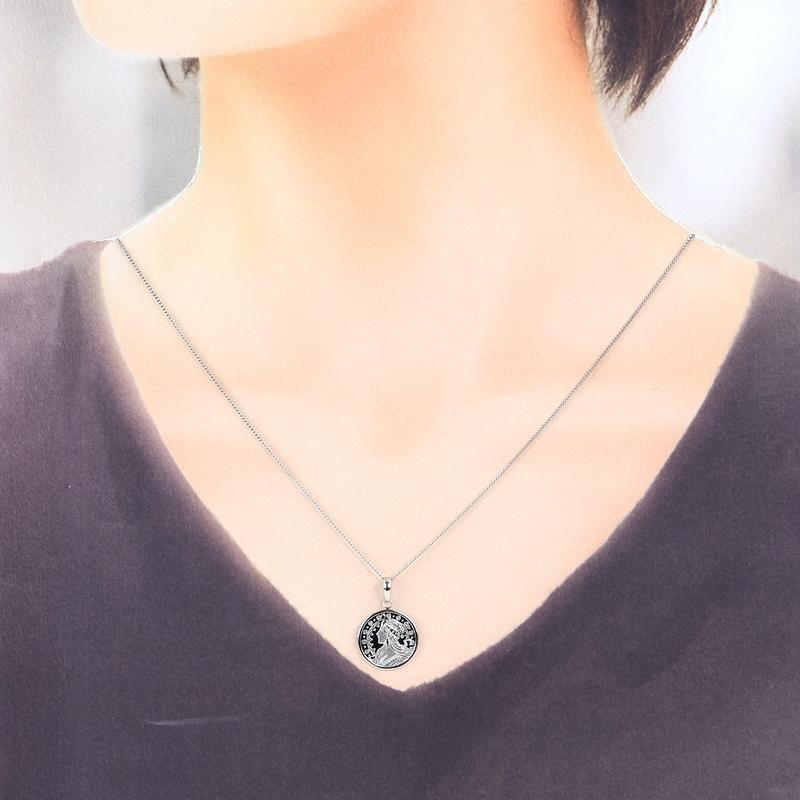 アルフォンス・ミュシャ 画家デビュー130周年 コインネックレス 1/20oz