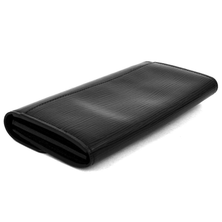 ポルトフォイユ・サラ ルイヴィトン 財布 中古 ノワール ブラック エピ