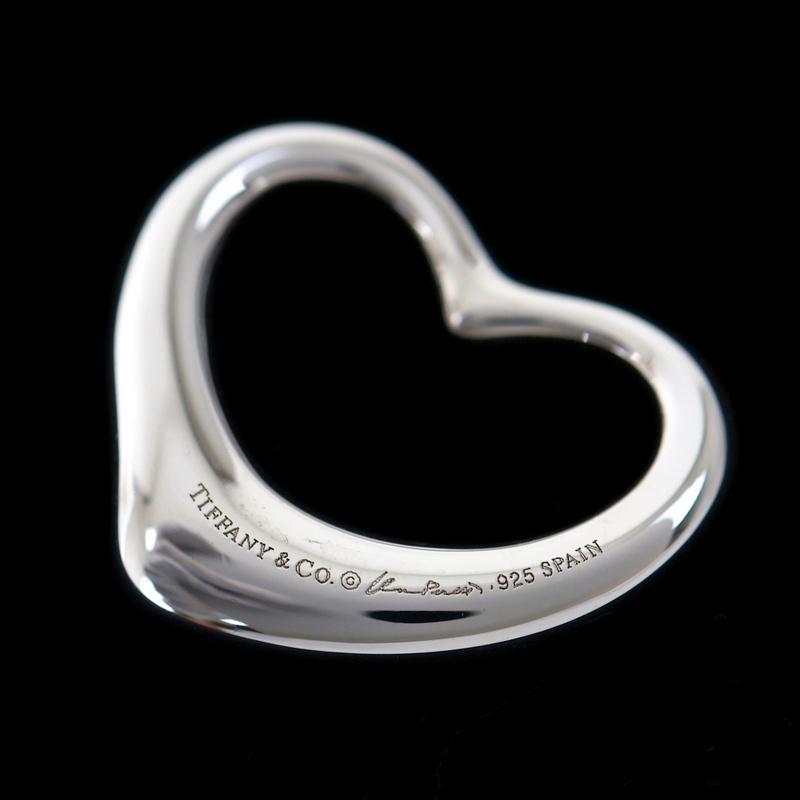 TIFFANY&Co.（ティファニー） ペンダントトップ オープンハート SV925