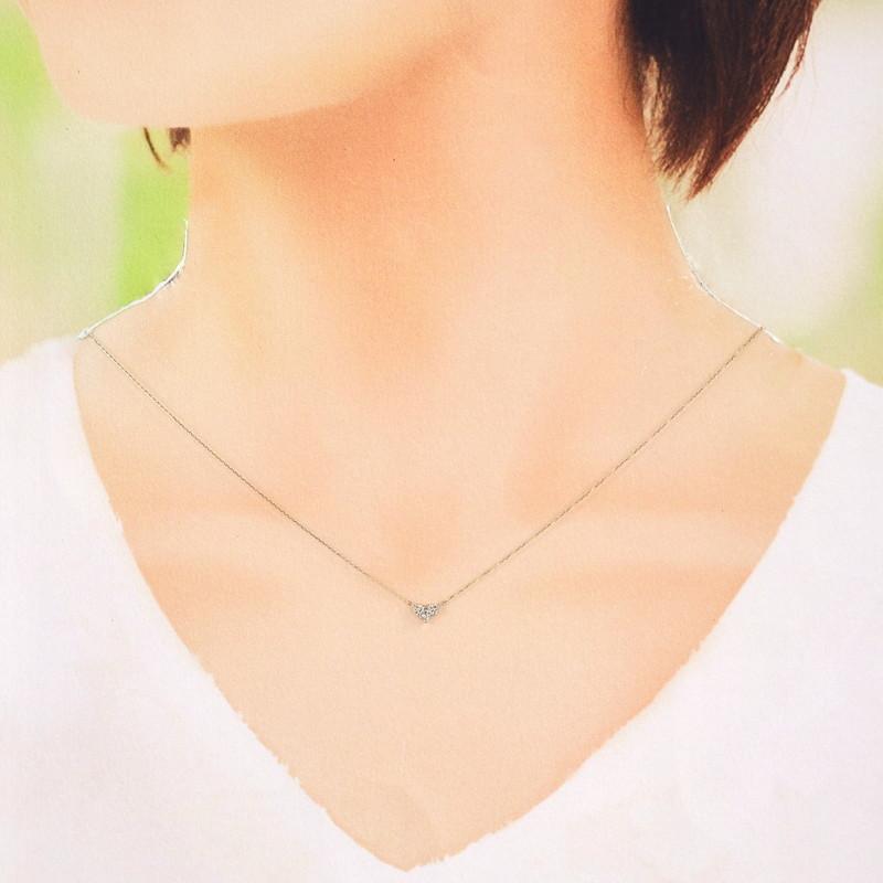 ネックレス レディース 10金 K10YG イエローゴールド ハートモチーフ