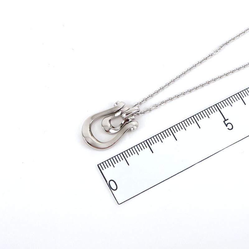 ラソマ ネックレス レディース Pt900×Pt850 ホースシュー 55cm 14.8g