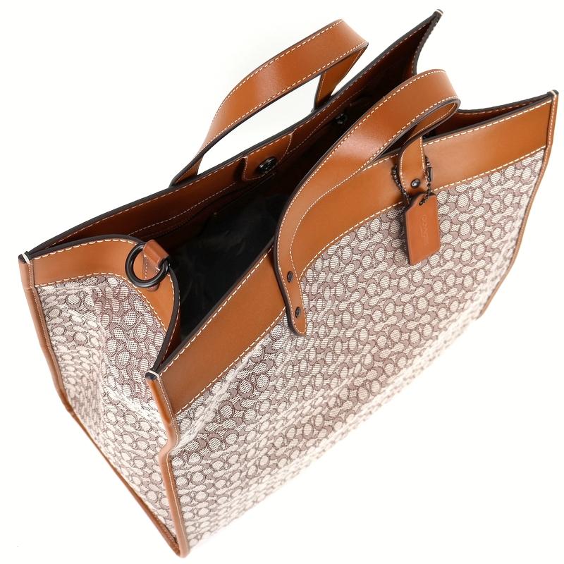 コーチ フィールドトート40 2WAYバッグ マイクロシグネチャー