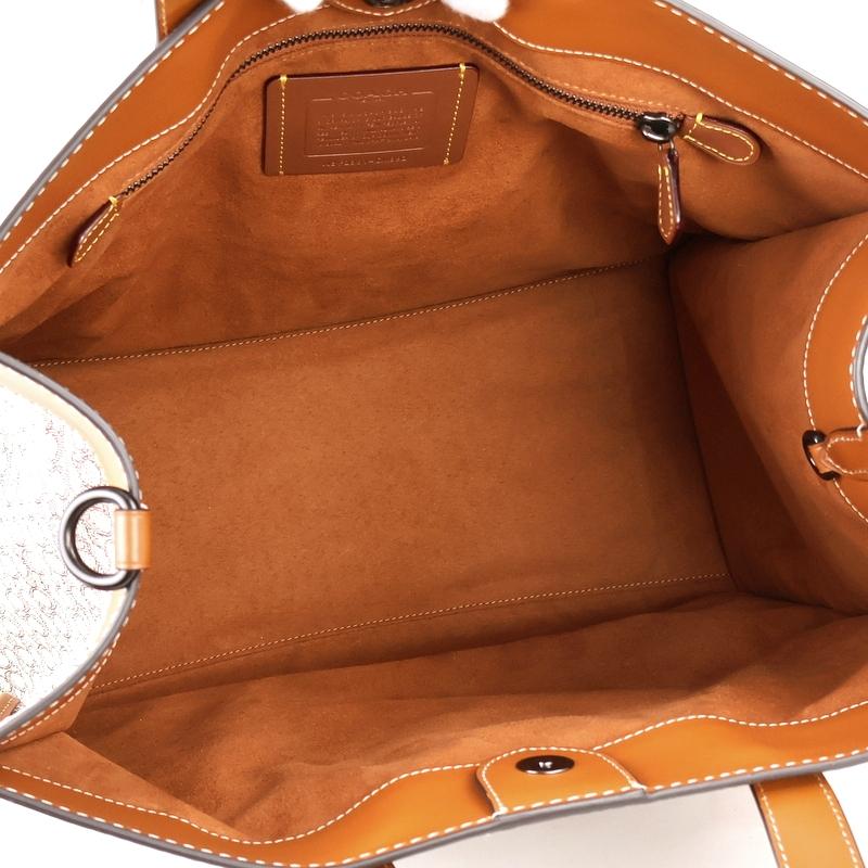 コーチ フィールドトート40 2WAYバッグ マイクロシグネチャー