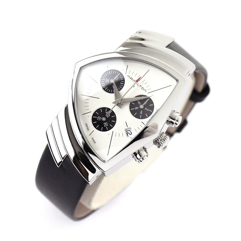 VENTURA ハミルトン ベンチュラ 中古 クロノグラフ QZ H244320