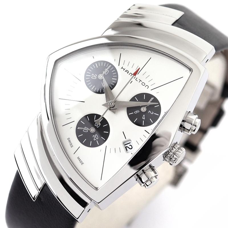 VENTURA ハミルトン ベンチュラ 中古 クロノグラフ QZ H244320