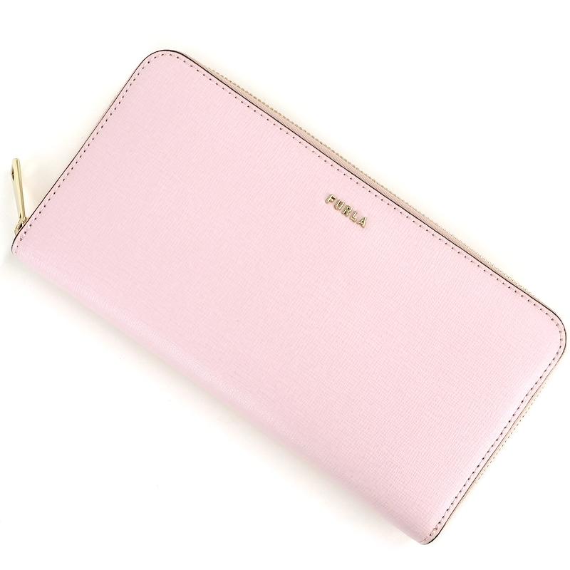 FURLA くすみピンク長財布 数回使用のみ フルラ FURLA 財布 長財布 ラウンドファスナー長財布 PCX8UNO HSF000