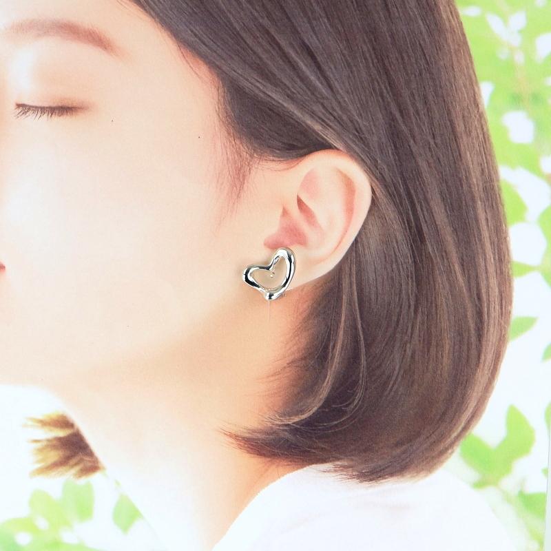 Elsa Peretti ティファニー イヤリング SV925 オープンハート 11.2g